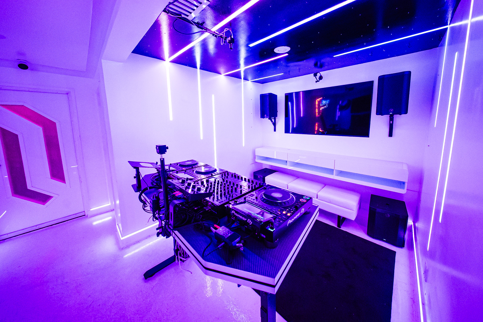 The Portal DJ room at Future Studios OC
