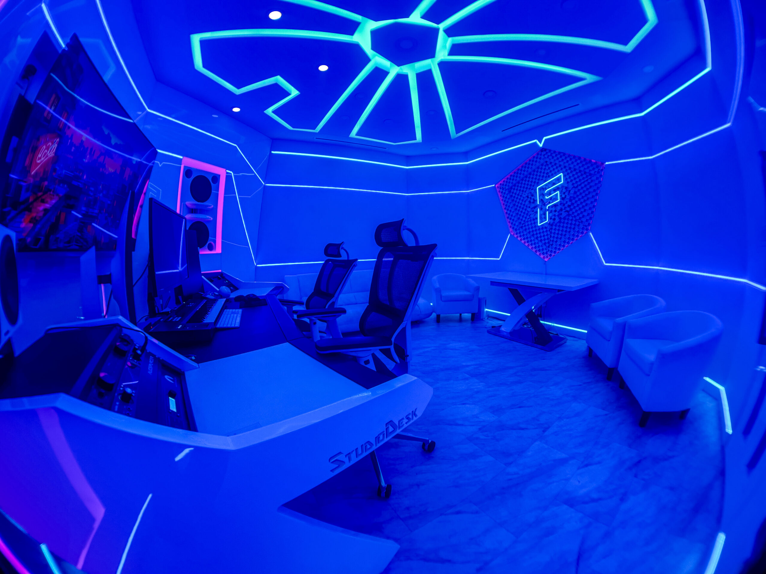 The Mothership production and recording room at Future Studios OC